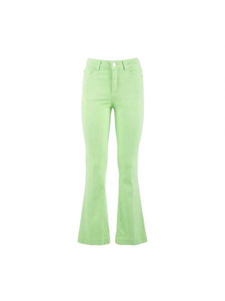 Spodnie relaxed fit Nenette zielone