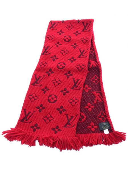 Вълнен шал Louis Vuitton Pre-owned червено