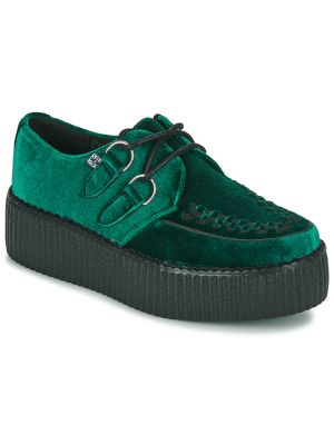 Pantofi derby Tuk verde