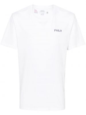 Pamut lenvászon hímzett pólóing Polo Ralph Lauren
