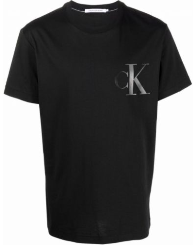Camiseta con estampado Calvin Klein Jeans negro