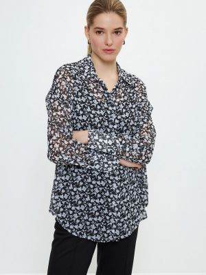 Блузка Zarina черная