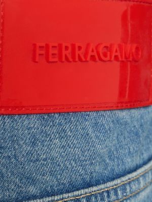 Laza szabású magas derekú farmerek Ferragamo