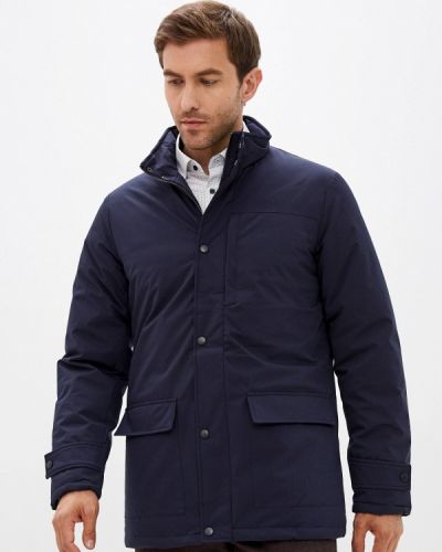 Утепленная демисезонная куртка Bazioni синяя