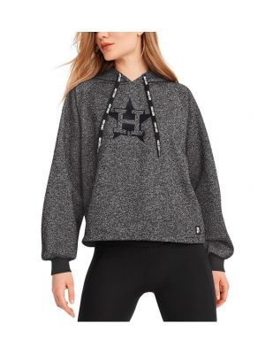 Женский пуловер с капюшоном Houston Astros Debbie Dolman реглан DKNY черный