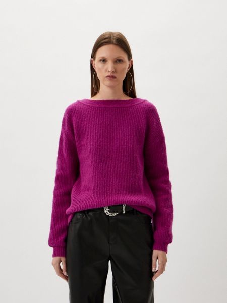 Пуловер Patrizia Pepe фиолетовый