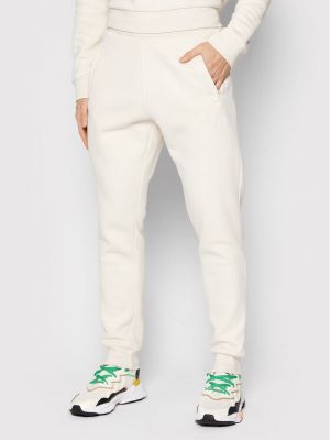 Vlnené nohavice Adidas Originals biela