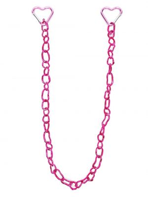 Ogrlica z vzorcem srca Collina Strada roza