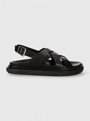 Kožne sandale Alohas crna