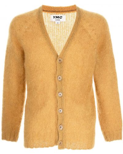 Cárdigan de lana mohair Ymc amarillo