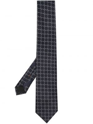 Cravatta con stampa Zegna blu