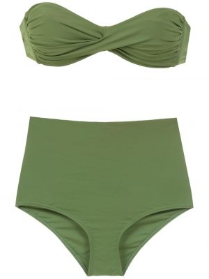 Einfarbiger bikini Amir Slama grün