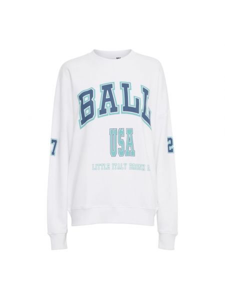 Sweatshirt Ball weiß