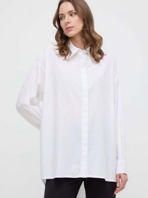 Памучна риза Silvian Heach бяло