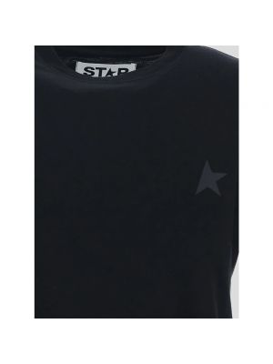 Camiseta de algodón de tela jersey de estrellas Golden Goose