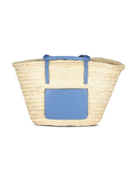 Shopper handtasche mit taschen Abro blau