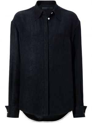 Сатенена риза Proenza Schouler черно