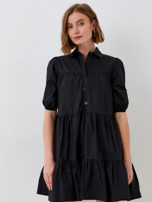 Платье-рубашка Rene Santi черное