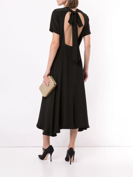 Sukienka midi z kokardką Macgraw czarna