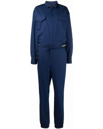 Lang jumpsuit Styland blå