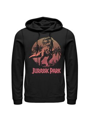 Худи с градиентом Jurassic Park черное