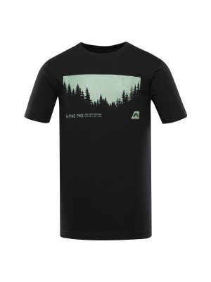 Medvilninis polo marškinėliai Alpine Pro juoda