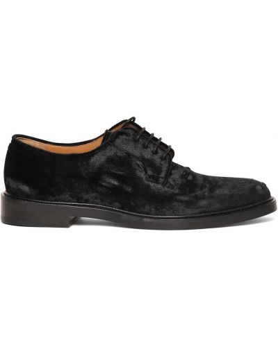 Pantofi oxford cu șireturi din dantelă Maison Margiela negru