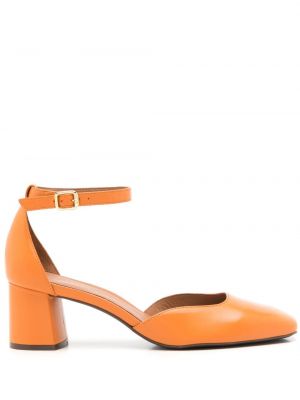 Kožené sandále Sarah Chofakian oranžová