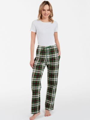 Pantaloni cu imagine Italian Fashion verde
