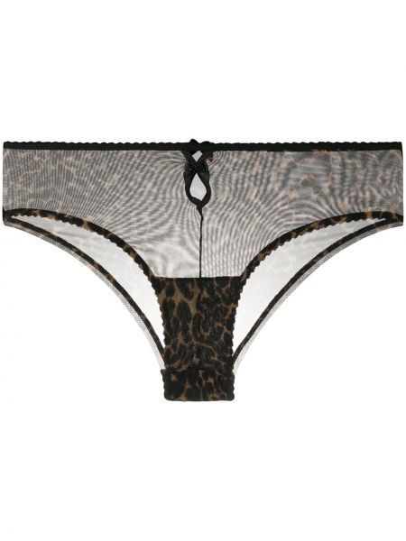 Leopardí kalhotky s potiskem Marlies Dekkers