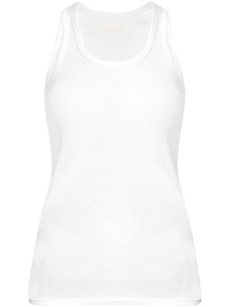 Tanktop med broderier Isabel Marant hvid