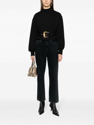 Medvilninis džemperis su sagtimis Versace Jeans Couture