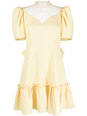 Κοκτέιλ φόρεμα από τούλι Viktor & Rolf κίτρινο