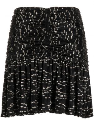 Drapované puntíkaté mini sukně Iro