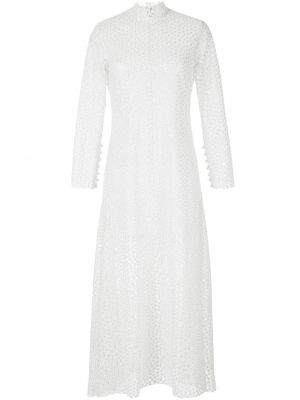 Платье с вышивкой Macgraw, белое
