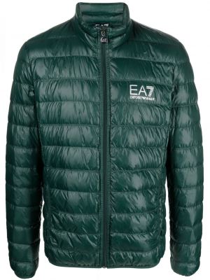 Zip lang jakke Ea7 Emporio Armani grønn