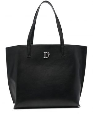 Shopper kabelka Dsquared2 černá