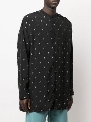 Košile s mašlí Oamc černá