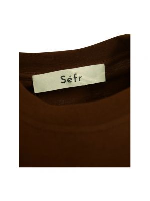 Camisa de algodón Séfr marrón