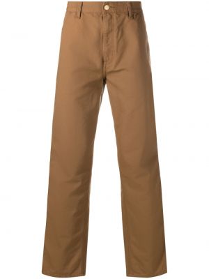 Pantalon droit Carhartt Wip marron