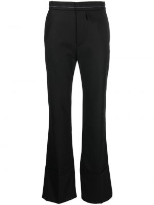 Pantalon large Victoria Beckham noir