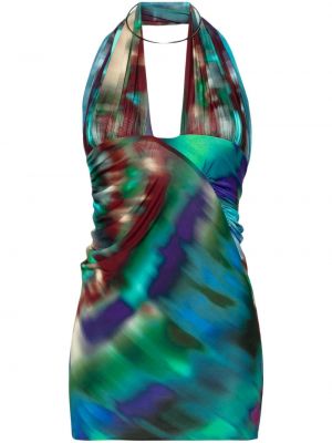 Κοκτέιλ φόρεμα με σχέδιο Alexandre Vauthier μπλε