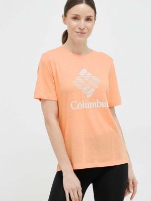 Koszulka Columbia pomarańczowa