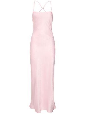 Сатенена макси рокля Bec + Bridge розово