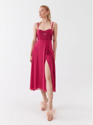 Koktejlové šaty Patrizia Pepe růžové