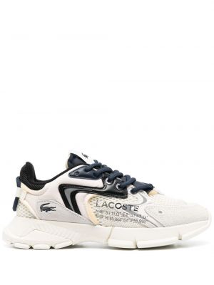 Sneakers con stampa Lacoste bianco