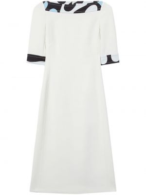 Φόρεμα με σχέδιο Pucci λευκό