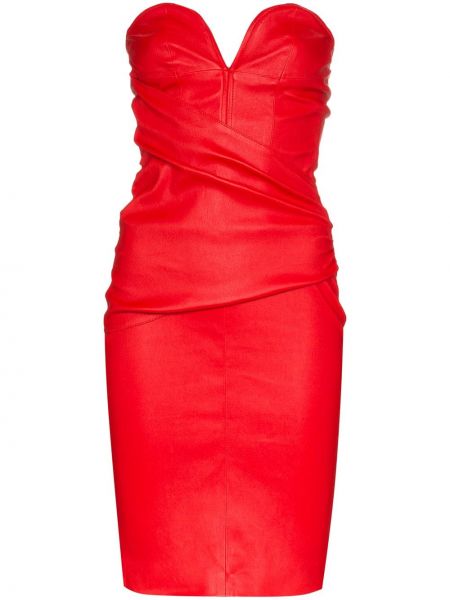 Mini šaty Unravel Project, červená