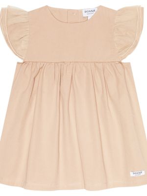 Robe en coton Donsje marron