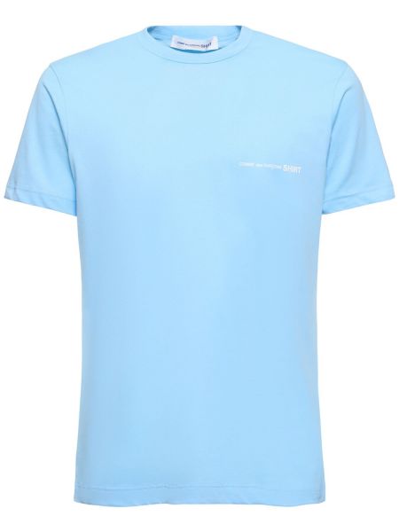 Bavlnené tričko Comme Des Garçons Shirt modrá